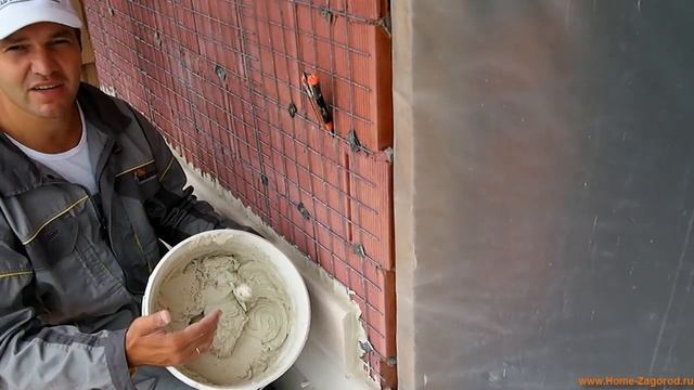 Отделка фасада частного дома камнем, облицовка натуральным песчаником своими руками видео