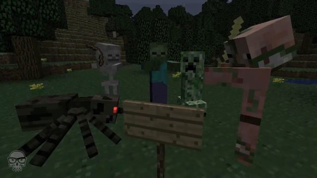 Приключения в замке МАЙНКРАФТ, мульт, прикол!