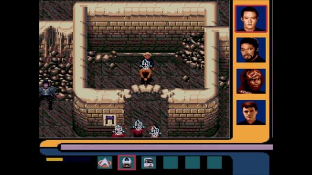Star Trek: The Next Generation - Echoes from the Past [ Sega Genesis ] - Intro & Gameplay смотреть онлайн