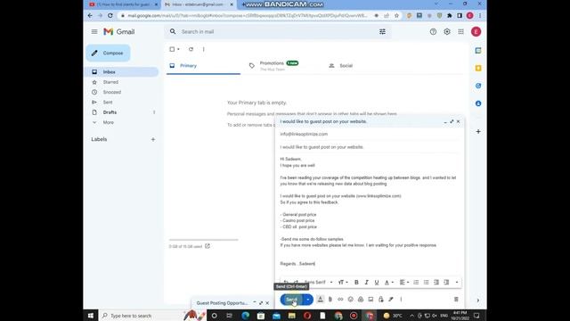Professional Email Template for Clients and Vendors for guest posting. смотреть онлайн