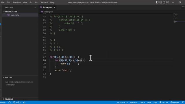 28. Nested Loop - Part 1 | PHP Bangla Tutorial | Basic to Advanced | PHP 8.2 смотреть онлайн