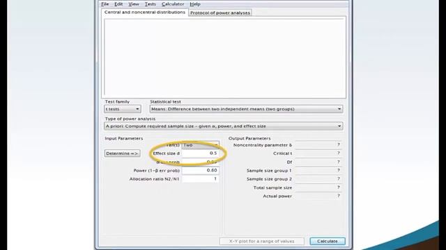 G*Power: Calculating Sample Size in a T-Test смотреть онлайн