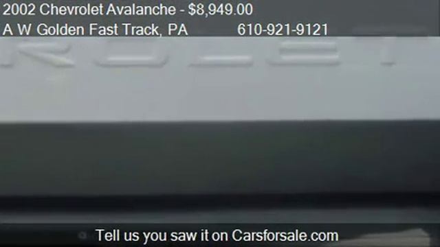 2002 Chevrolet Avalanche 1500 4WD - for sale in Reading, PA смотреть онлайн
