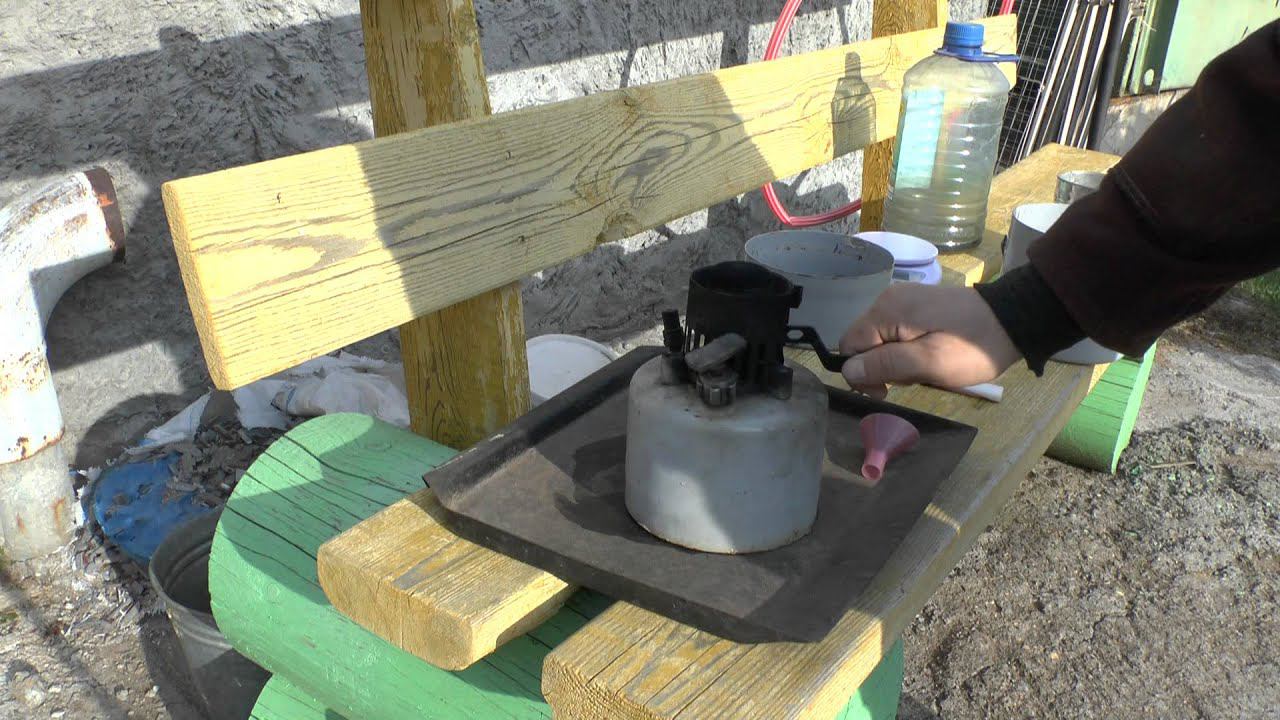 ПТ-1 (Примус туристический) плавим свинец. смотреть онлайн