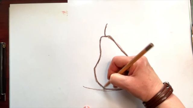 Как перевести эскиз на бумагу для пастели. смотреть онлайн