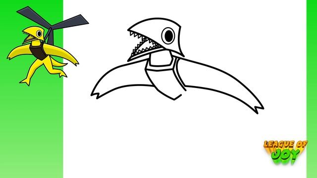 How to DRAW RAINBOW FRIENDS YELLOW - Chapter 2 смотреть онлайн