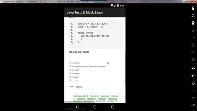 67 Java Test Mock Exam смотреть онлайн