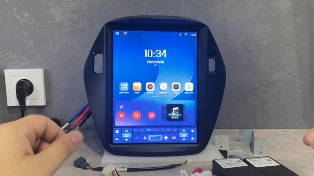 Магнитола в стиле Tesla (Тесла) для Hyundai ix35 / Tucson смотреть онлайн