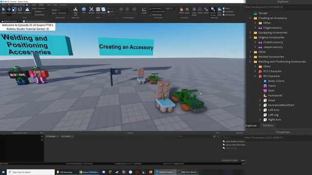 Roblox How to make Hats/Accessories (from models, parts, & meshes) - Tutorial Series [EP 31] смотреть онлайн
