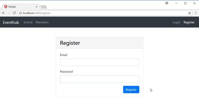 Angular Authentication Tutorial - 14 - Registration UI смотреть онлайн