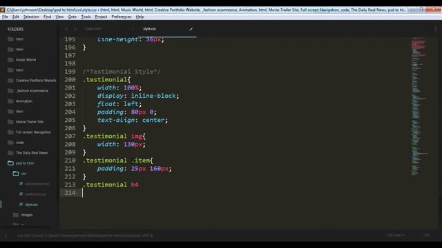 PSD to HTML Convert Step by Step Tutorial -3 смотреть онлайн