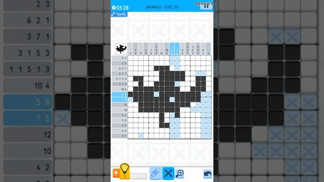 Logic Pic Animals 23 Level Nonogram Puzzle смотреть онлайн