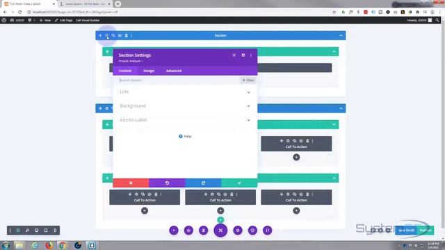Divi Theme Full Width YouTube Background Section With CTA Overlay ? смотреть онлайн