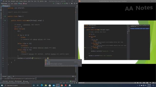 Kelas Terbuka [Kode Java] – 29 – Break, Continue, dan Return Control Flow смотреть онлайн