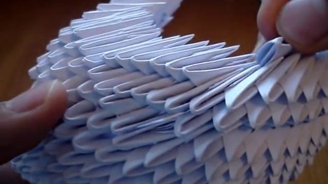 How to make a 3D origami Swan #2 смотреть онлайн