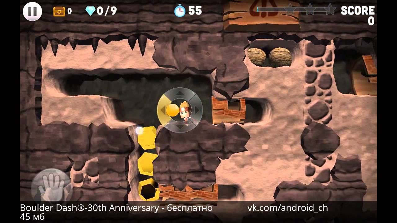 Boulder Dash®-30th Anniversary - Ремейк легендарной аркады на Android(Review)