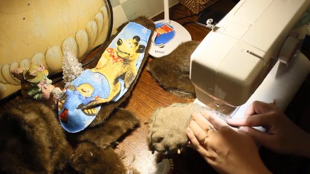 ЧАСТЬ #4 .ШЬЕМ ЗАЙЧИКА. КАК СШИТЬ ИГРУШКУ. ЧТО СДЕЛАТЬ ИЗ СТАРОЙ ШУБЫ. смотреть онлайн