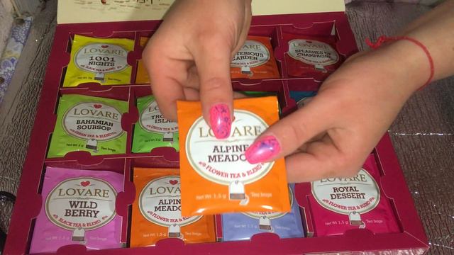 АСМР Моя коллекция Чая Lovare☕ распаковка _ ASMR My Lovare☕ Tea Collection Unpacking