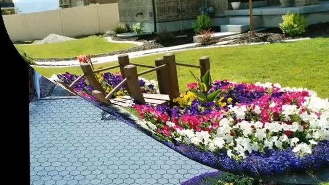 30 примеров просто красивых клумб на даче смотреть онлайн