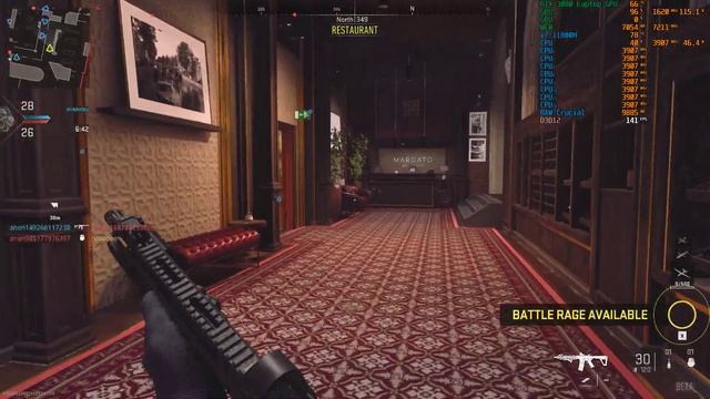 Aorus 15P YD i7-11800H/RTX 3080 Modern Warfare 2 2022 Open Beta Performance Test # 1 смотреть онлайн