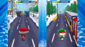 Том бег за золотом Соревнование Санта Том против Ельфа Анджелы