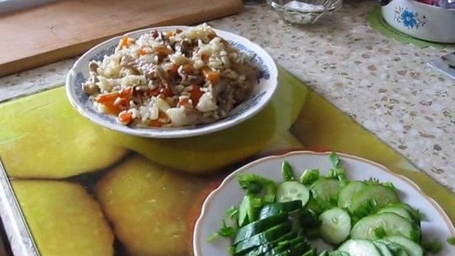 Продолжение приготовления: ПРИЗЕНТАЦИЯ "ОЧЕНЬ ВКУСНОГО ПЛОВА" смотреть онлайн