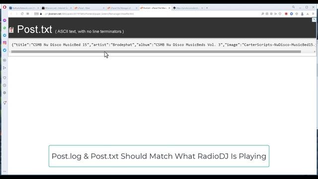 RadioDJ Web Export Setup смотреть онлайн
