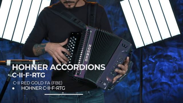 Hohner Corona C-II Acordeón Sol Rojo a Oro смотреть онлайн