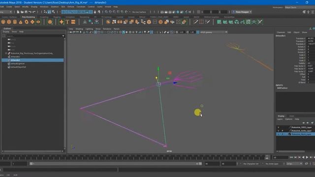 Maya IK Rigging - Set Preferred Angle смотреть онлайн