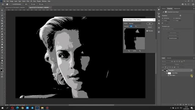 BLACK AND WHITE PORTRAIT: How to make an avatar with a black and white portrait in Photoshop. смотреть онлайн