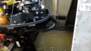 Тест лодочного мотора Suzuki DF5 2014 года привезенного из Японии.