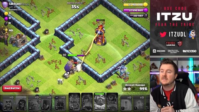 HOW DOES THIS WORK? 8 Earthquakes + Log Launcher ? | #clashofclans смотреть онлайн