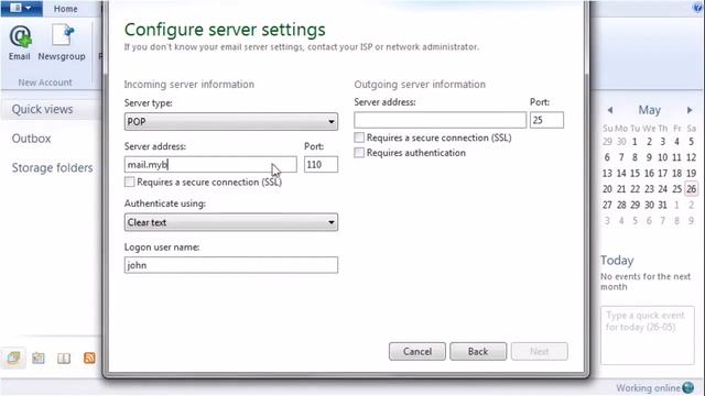 Windows Live Mail: How to Configure a POP Email Account With SSL смотреть онлайн