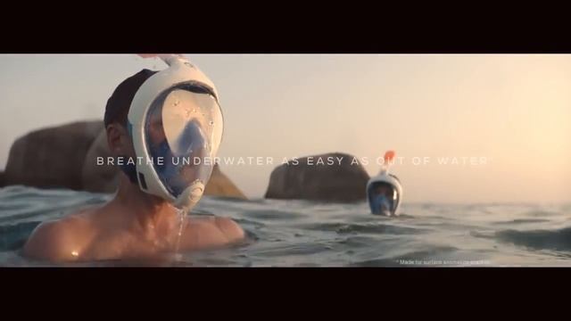 Маска для подводного плавания Easybreath Tribord. Дыши под водой как на суше! | Декатлон смотреть онлайн