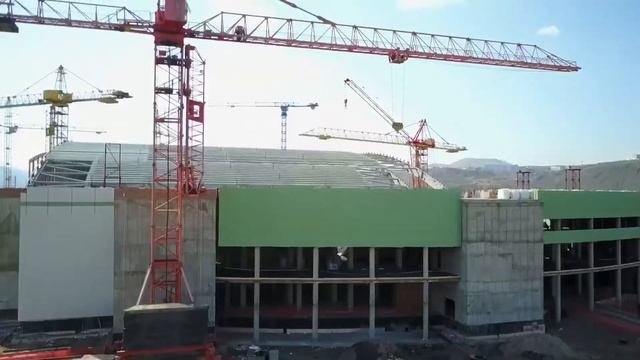 Платинум Арена Красноярск площадью 27000 кв.м (апрель 2017г.) смотреть онлайн