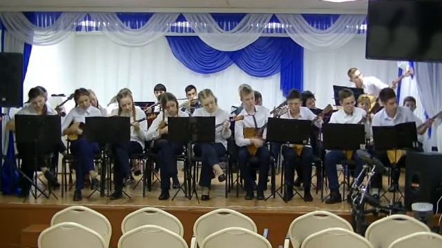 Така - Таката. Оркестр русских народных инструментов. Музыкальная школа с. Ленинское. смотреть онлайн