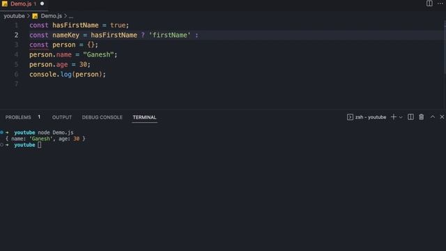 How to add dynamic key to JavaScript Object? смотреть онлайн