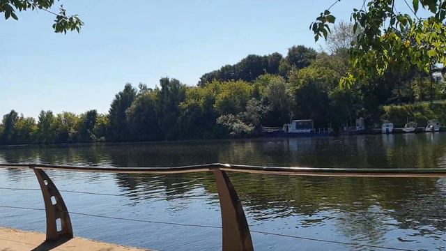 Набережная Москва реки в Филевском парке летом смотреть онлайн
