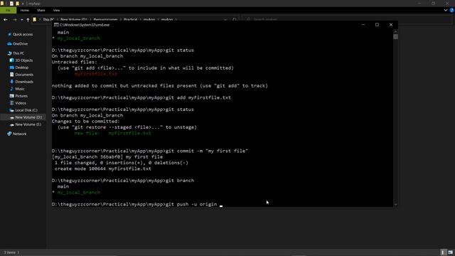 git push command смотреть онлайн
