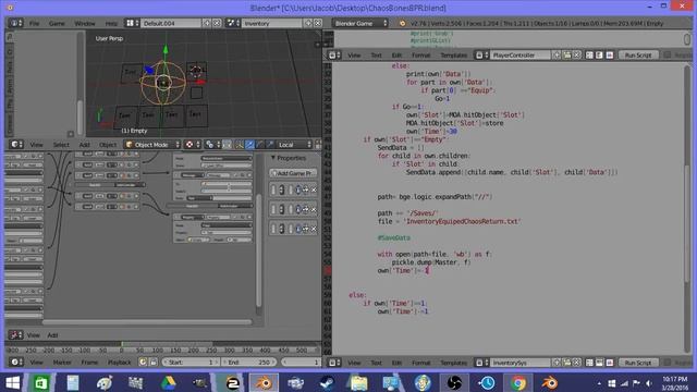 Adding Inventory return system via Pickle and send смотреть онлайн