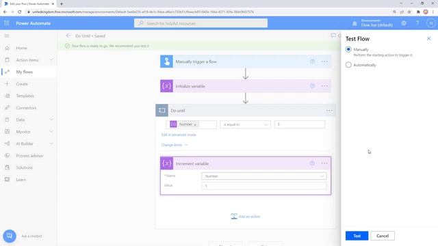 Do Until (For Loop) Action | Power Automate смотреть онлайн