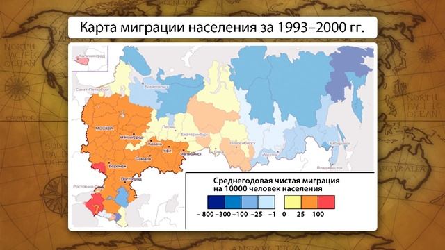 Миграция населения России. Видеоурок по географии 8 класс смотреть онлайн