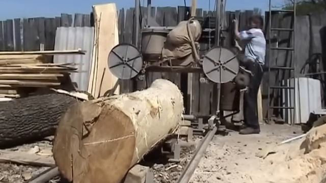 Самодельная пилорама от ДЕДУШКИГАСТАРБАЙТЕРА смотреть онлайн