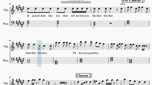 BLACKPINK - " How You Like That " Violin Sheet Music Easy Beginner 쉬운 무료 악보 смотреть онлайн