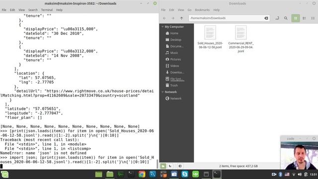 How to get rid of indentations in JSONL files in ONE LINE of PYTHON code смотреть онлайн