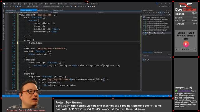 DevChatter Coding and Discussion - ASP.NET with C# and JavaScript - Ep 191 смотреть онлайн