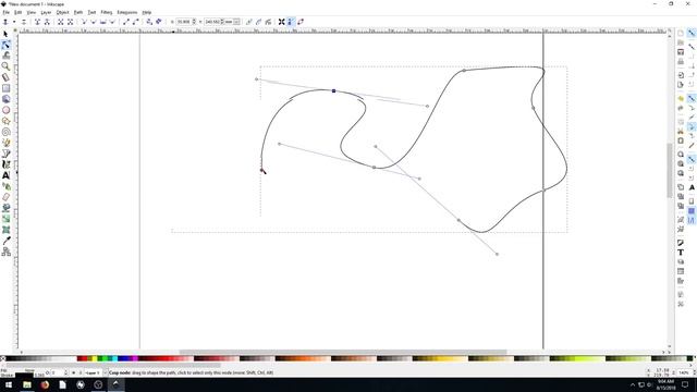 Inkscape Lesson 9 - Bezier Tool and Nodes смотреть онлайн