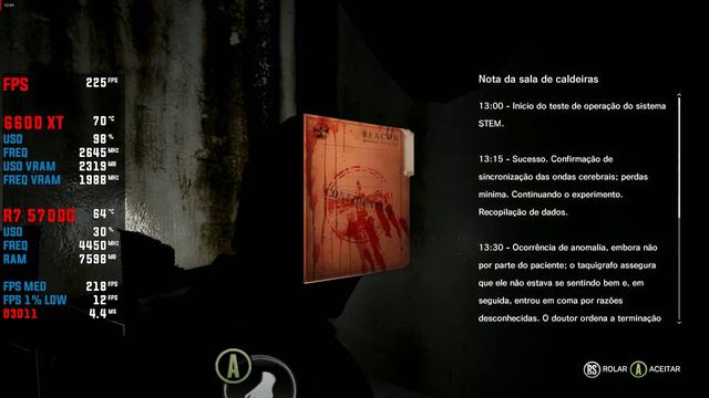 The Evil Within | Ryzen 7 5700g + RX 6600 XT | 1080p | Ultra Settings
