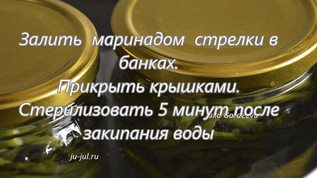 Маринованные чесночные стрелки, как грибы смотреть онлайн