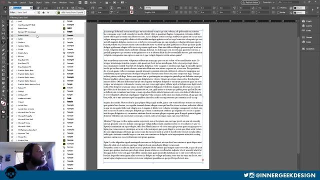 Inner Geek Tutorial Adobe Indesign CC 2018: How to Add and Edit Text in Adobe Indesign смотреть онлайн